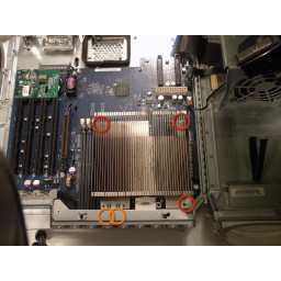 Замена радиатора процессора Power Mac G4 MDD