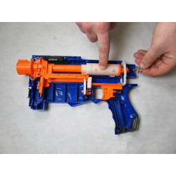 Замена пружинного реталиатора Nerf N-Strike